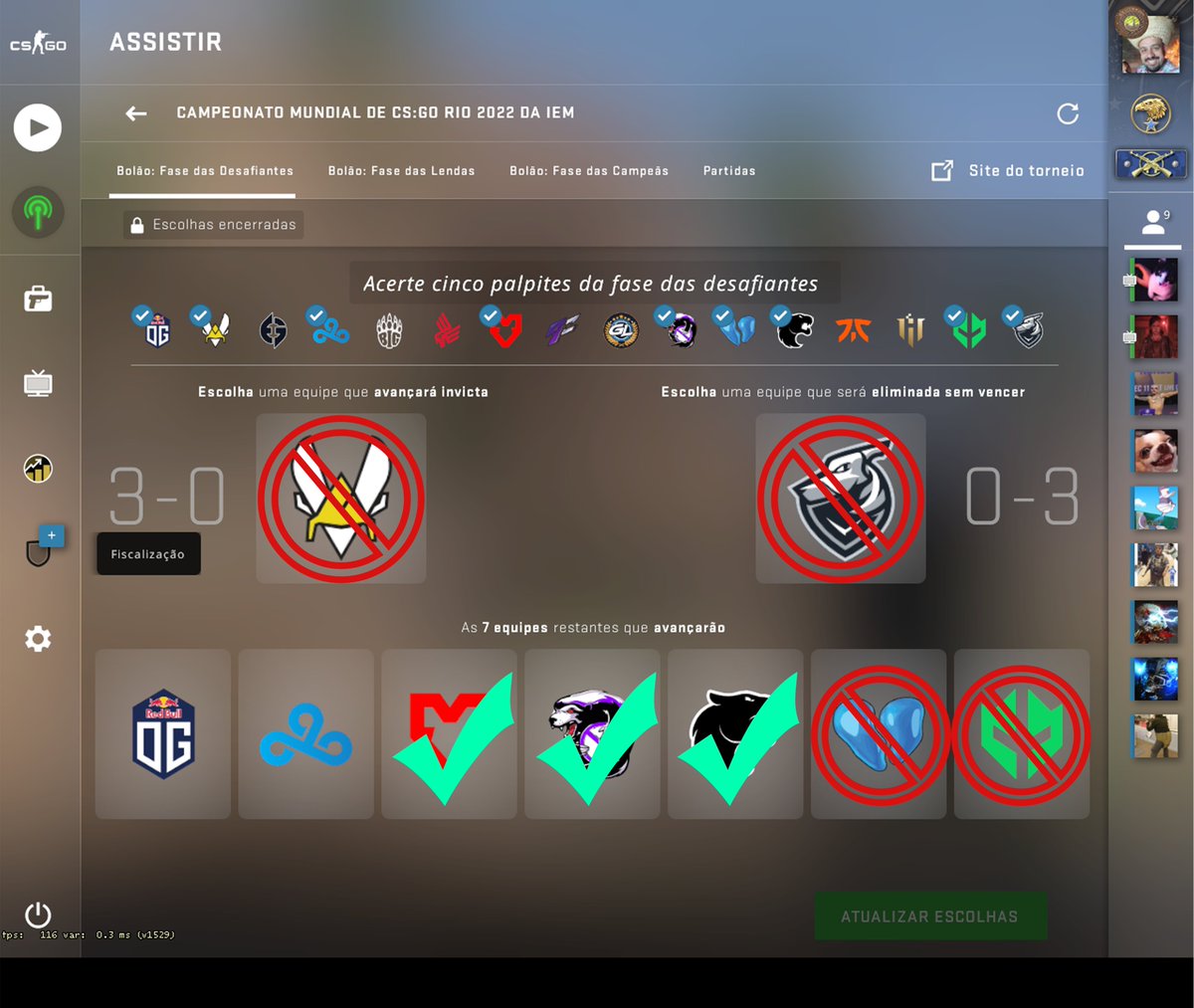 akal1lgaming's tweet photo. REDONDO TA POR AJUDA DE APARELHOS MAIS TA INDO
#redondo #Major #CSGO #PickEm #tribo #gaules
#majorrio
@Gaules
@imperialesports
@zerozeronation
@FURIA
#eslmajor #majorrio #SomosMIBR #GOIMPERIAL #GoIMP #DIADEFURIA https://t.co/WxM7nrI2dG