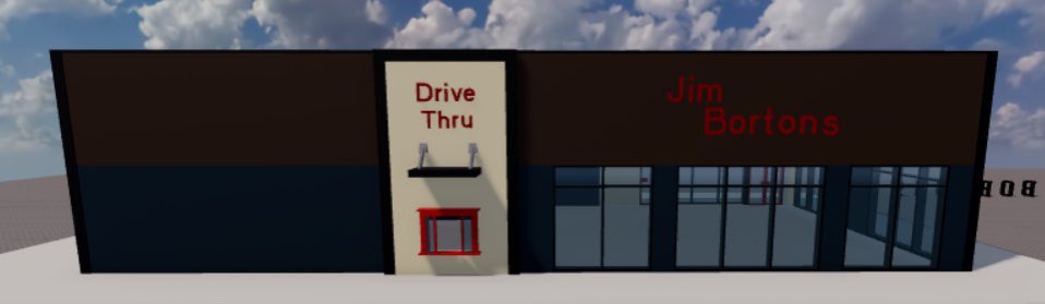 Anyone wanna take a trip to Jim Bortons?

Built for <a href="/Tundra_rblx/">Tundra Entertainment</a> 

Video will be up on my YouTube channel tomorrow!