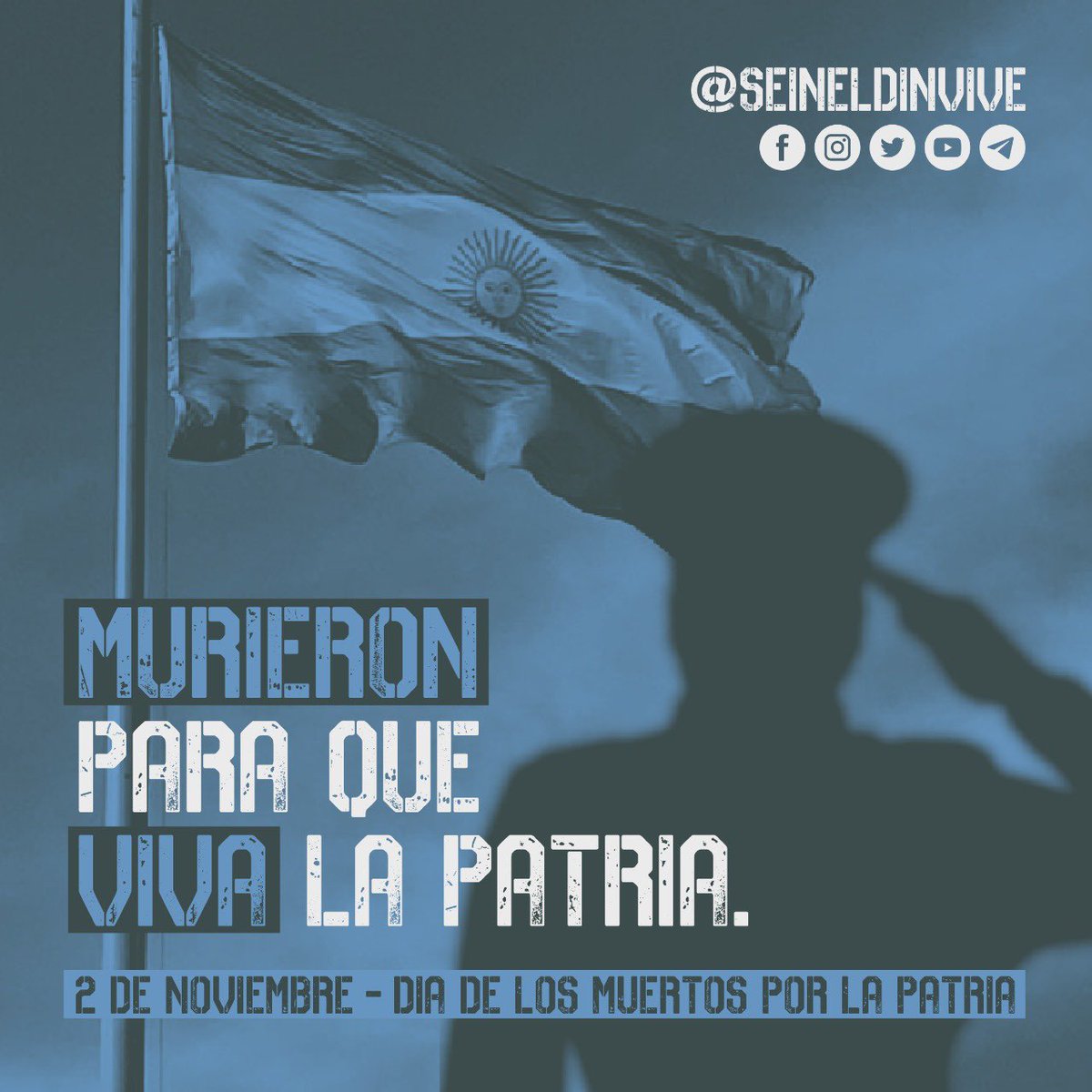 ¡Honor y gloria a nuestros camaradas! 🇦🇷

#seineldinvive #LosCarapintadasTenianRazon #NoAlNuevoOrdenMundial  #DYPOM #MalvinasVolveremos