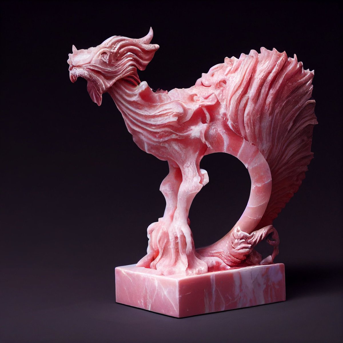 TheVoidGospel's tweet image. Carved in delicate pink marble, the "Melusine of Korfu" remains one of the most fascinating artifacts recovered by deep diving expeditions.

Dated at 900BC it predates far less intricate figurines of Corinthian or Persian origin, and resembles no known animal.

#horrorprompt