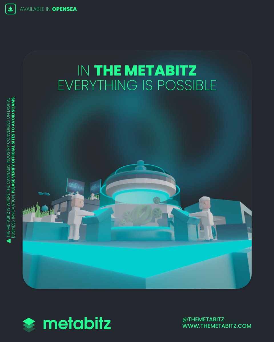 TheMetabitz's tweet photo. At The Metabitz everything is possible by having proximity to suppliers of raw materials and/or specialized services derived from c4nn*b1s. Read more at @Themetabitz https://t.co/Lc4cMYPKtp