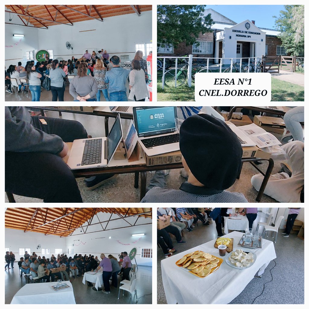 DteRegion21's tweet image. El equipo @DTE_Region21 presentes en #CnelDorrego acompañando  la entrega💻💻💻 en EEST N°1 y EESA N°1 para los estudiantes de 2° Años @ConectarGob @salbarracin @AlbertoSileoni @ClaudiaBracchi1