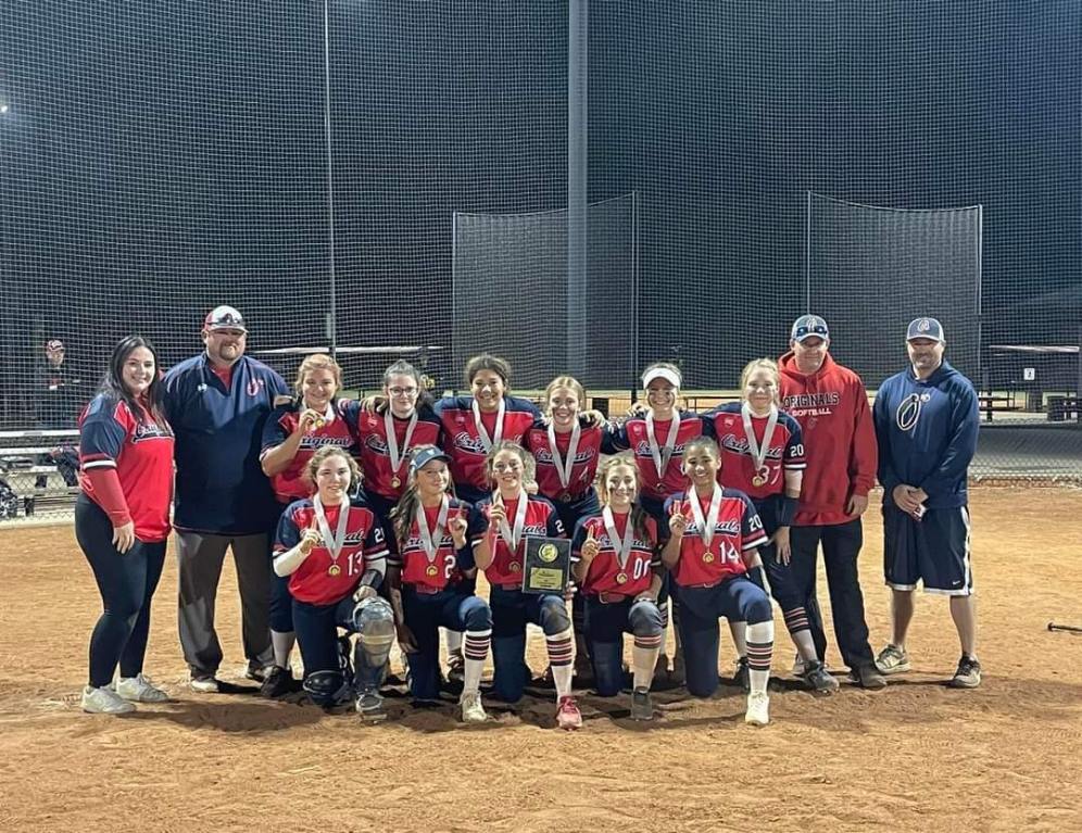 Great tournament win this weekend. Total team effort. My team helped me in the circle achieving a .000 ERA with 12 innings pitched. Everyone was on fire at the plate. I got the privilege of hitting leadoff and hitting .636 with 7 hits and 4 walks.