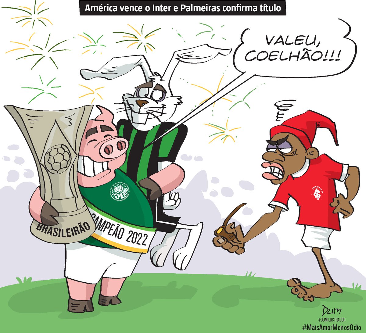 Dum_Ilustrador's tweet image. #palmeirascampeao #AMExINT #Brasileirao2022