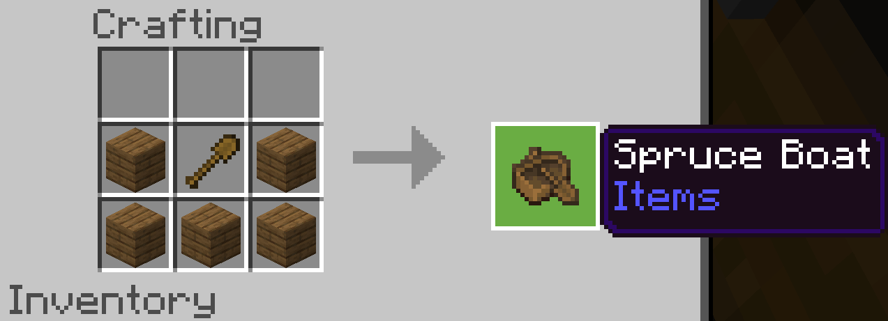 Minecraft Wooden Shovel