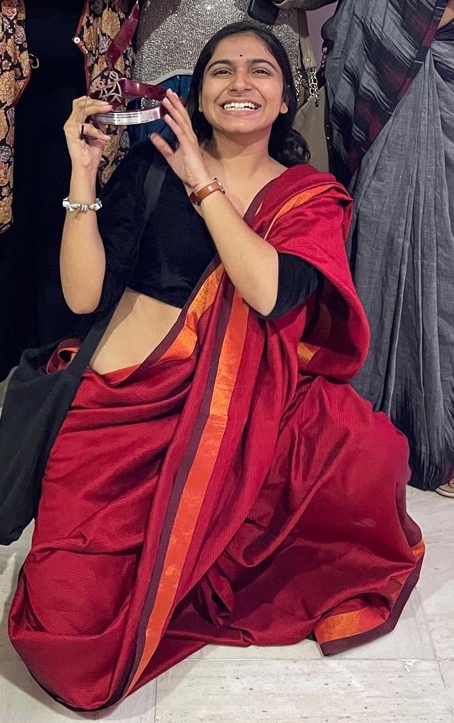 Bhumikasara's tweet photo. I received my first Laadli Media Award 🏆 today. For those who don’t know— Laadli (literally translates to “dear one”) is an award in #India given (across country &amp; regional languages) for Gender Sensitive work (reporting, writings &amp; films). I feel honoured to be a laadli winner. https://t.co/TlaXE1TnKu
