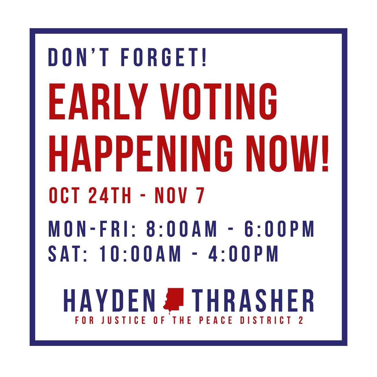 Have you voted yet?? 

Early voting is STILL going on this week!! Get out there and beat the lines!