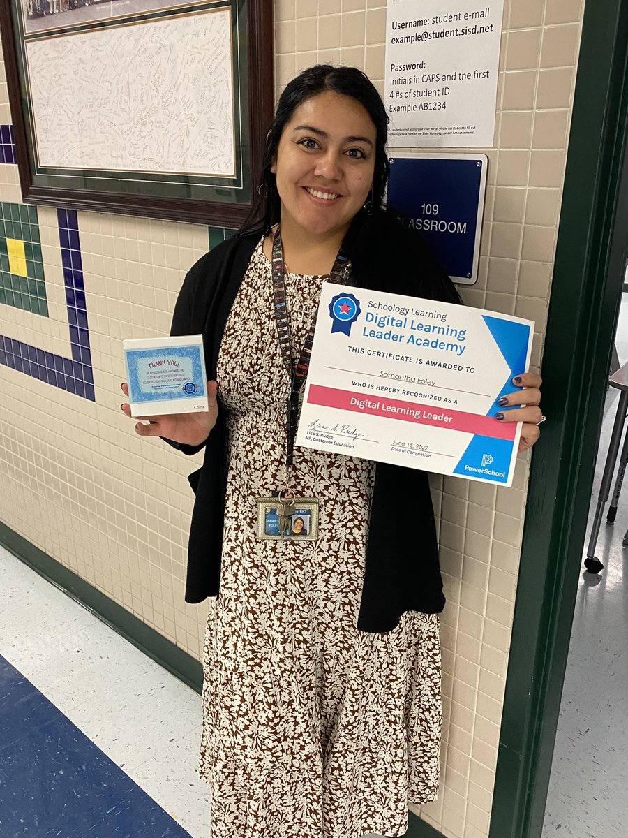 Thank you to our Digital Learning Leader Academy Stallions! We appreciate all your hard work and dedication to enhancing instruction with Schoology! #TeamSISD #SISD_DLLAcademy 💻