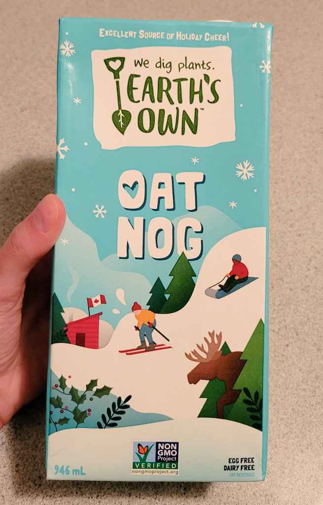 AquafabaMcGee's tweet image. Look at what I got 😋

#vegannog #vegan #yasssss #holidays2022 #oatnog #canadianvegan