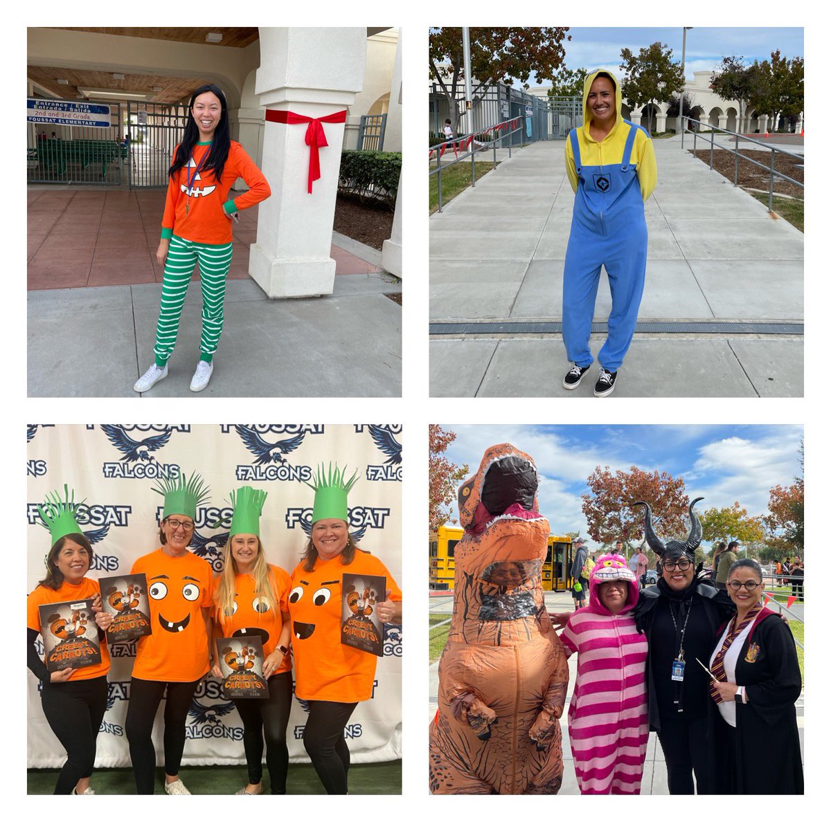 FoussatSchool's tweet photo. @FoussatSchool Staff Halloween fun! @OsideUSD https://t.co/aqmtxLKKf1