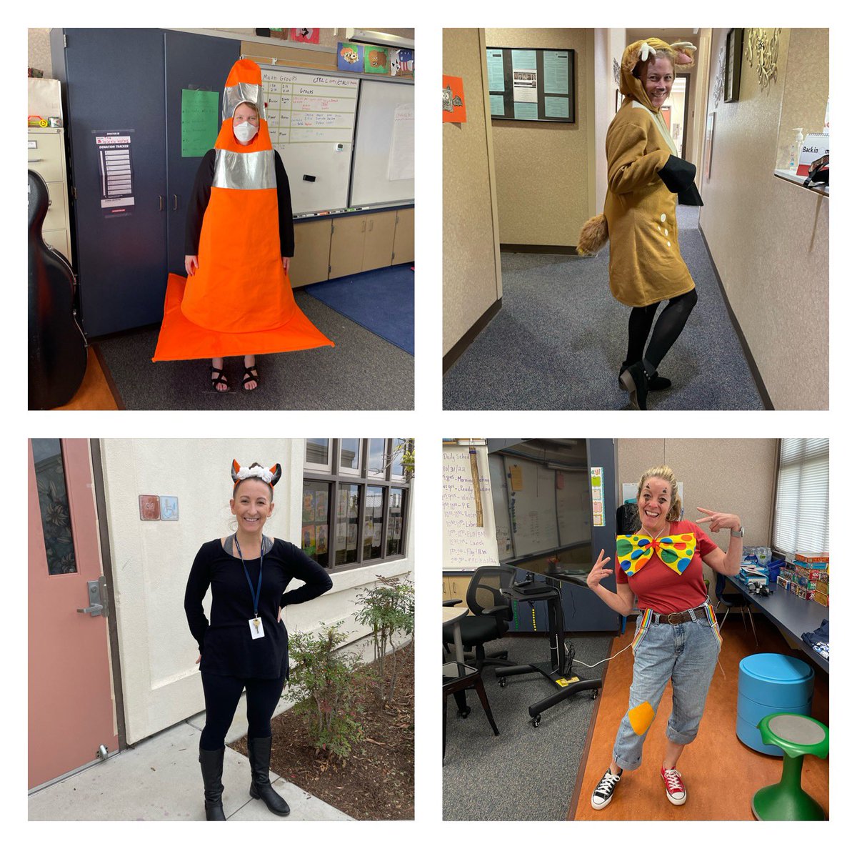 FoussatSchool's tweet photo. @FoussatSchool Staff Halloween fun! @OsideUSD https://t.co/aqmtxLKKf1
