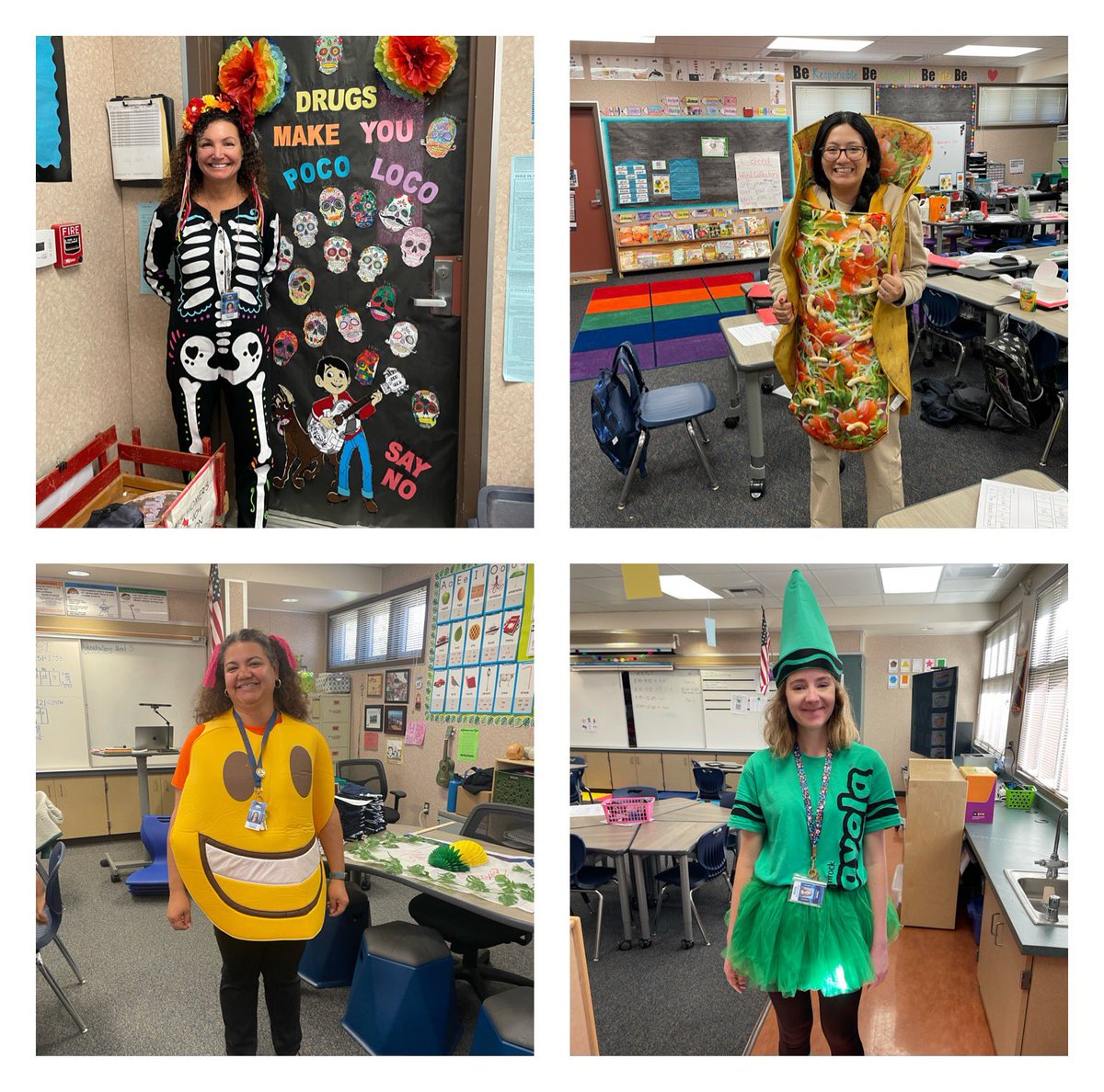 FoussatSchool's tweet photo. @FoussatSchool Staff Halloween fun! @OsideUSD https://t.co/aqmtxLKKf1