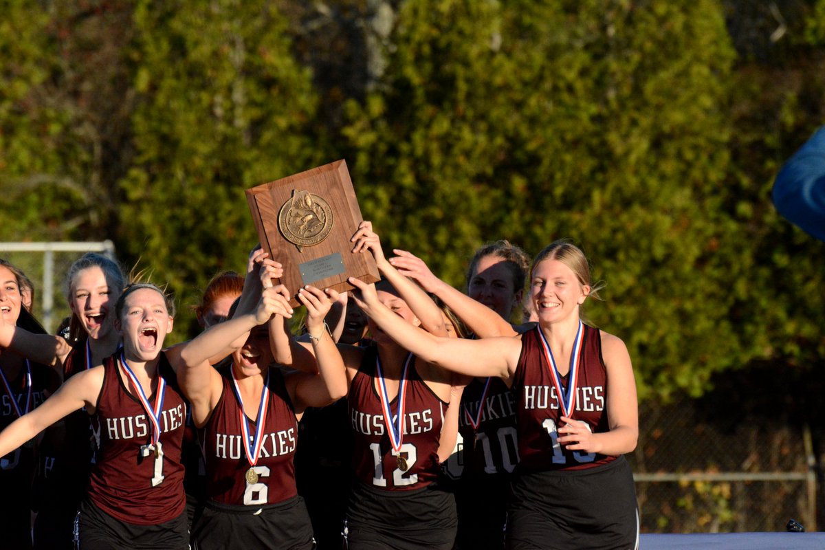 MCISchool's tweet photo. Congratulations to the MCI Field Hockey team, who topped Dirigo 2-0 to become your Northern Maine Class C Champions! With States on Saturday, our MCI community couldn't be prouder and more excited for this coming weekend. Go Huskies! https://t.co/gbu4aXj3VA