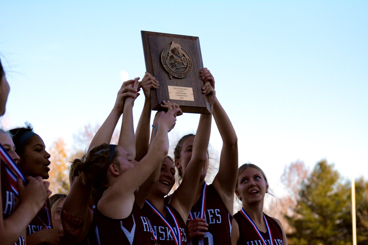 MCISchool's tweet photo. Congratulations to the MCI Field Hockey team, who topped Dirigo 2-0 to become your Northern Maine Class C Champions! With States on Saturday, our MCI community couldn't be prouder and more excited for this coming weekend. Go Huskies! https://t.co/gbu4aXj3VA