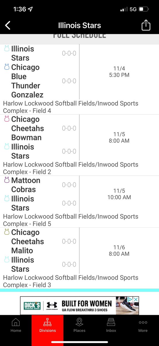 Last tournament of the Fall! I’m sad it’s over, but I’m proud of what my team &amp; I accomplished! Come and watch our team this weekend in the LP4U tournament in Joliet!! 🧡💙 <a href="/IllinoisStars/">Illinois Stars</a>