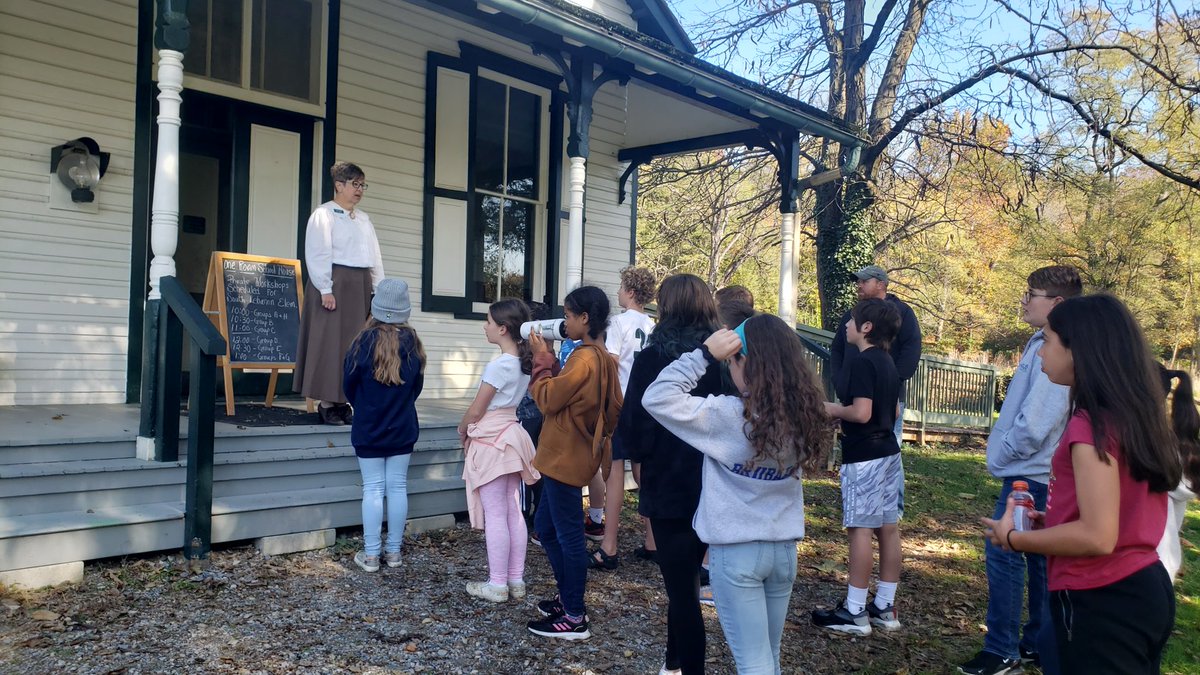 Grateful for a beautiful day for a field trip to <a href="/LandisValley/">Landis Valley Village & Farm Museum</a>! So many cool artifacts to learn about and workshops to simulate school days, farm chores, and a historic craft! #historynerd #PAhistory @gr5SouthLeb <a href="/gr5MrsKreider/">Mrs. Kreider</a> <a href="/MrsGemundt/">MrsGemundt</a>
