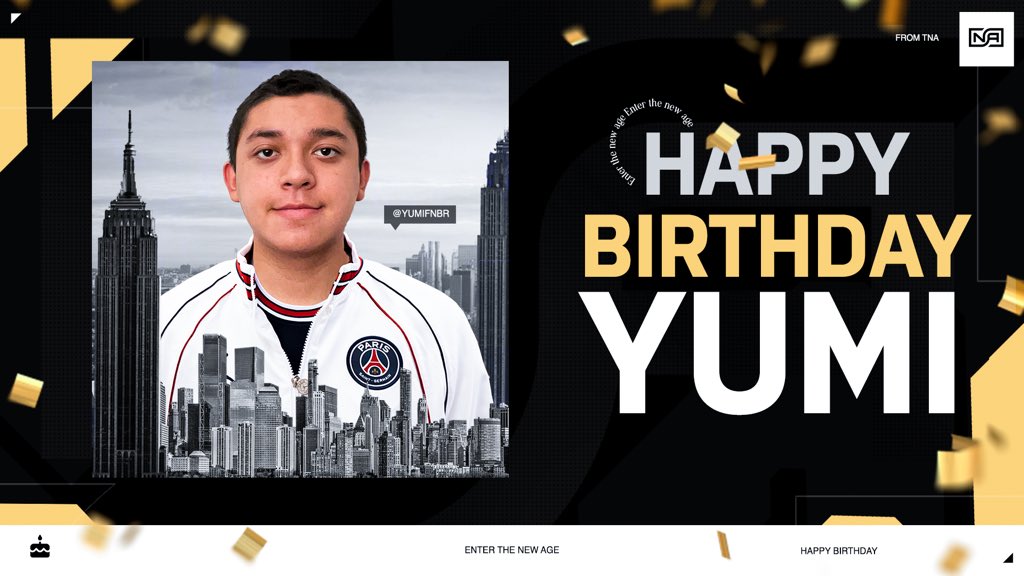 HAPPY BIRTHDAY <a href="/yumifnbr/">Yumi</a> 

An unbelievable talent with such a bright future ahead! We are excited to support you this upcoming year. Have an amazing day! 🎉