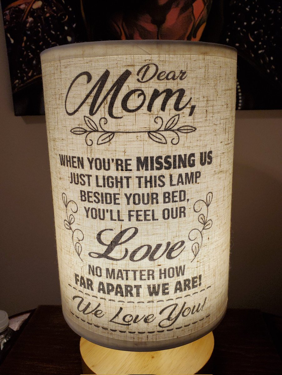 dssj04's tweet image. My youngest son Jace gifted me this lamp...I cried❤️ All mommy&apos;s need one!!!!