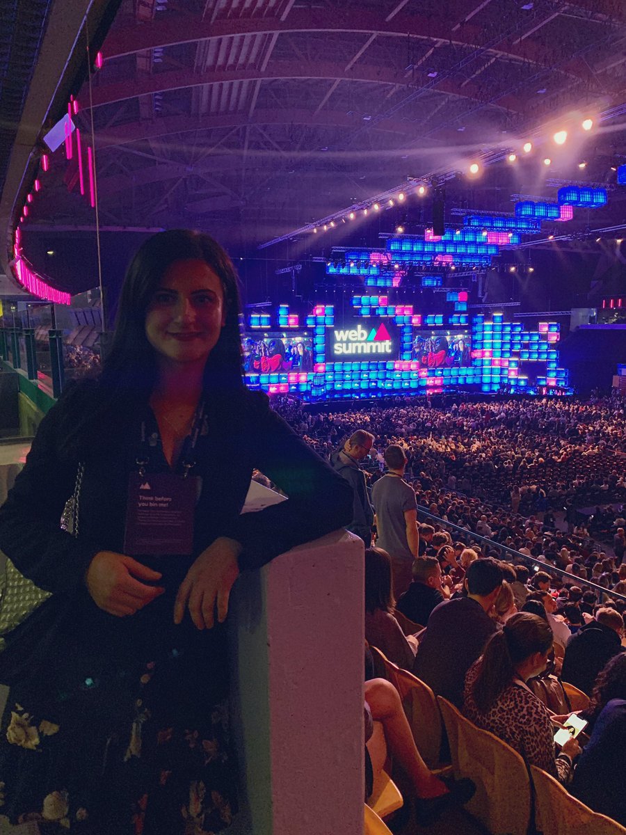 AneidaB's tweet photo. @WebSummit the biggest global event on entrepreneurship and innovation 🚀 #WebSummit https://t.co/DZ7ilpEji2