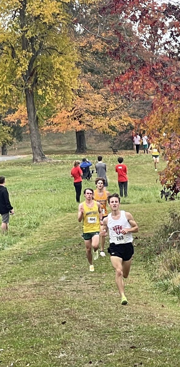 Peter Paccassi, finished 7th today at the Regional XC Meet. He punched his ticket to compete at the state meet next week. Congratulations Pete!!!