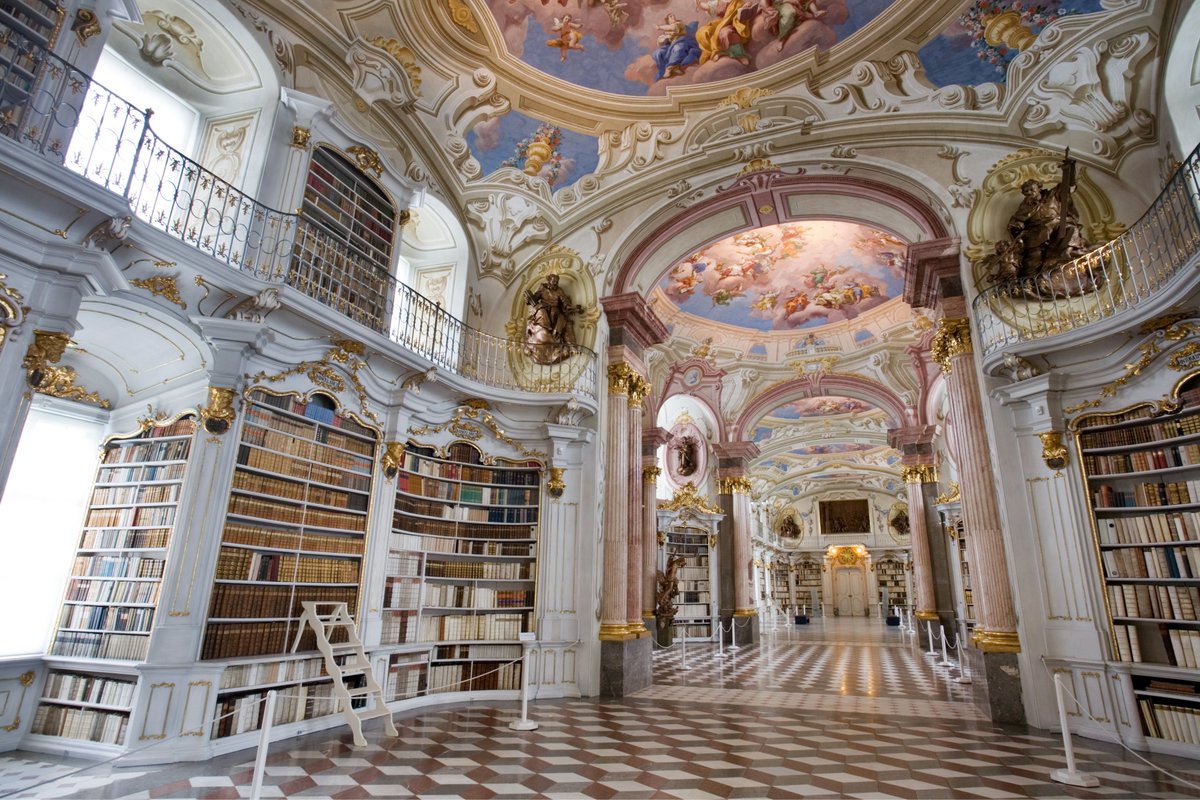 no library goes harder than the library of Admont Abbey