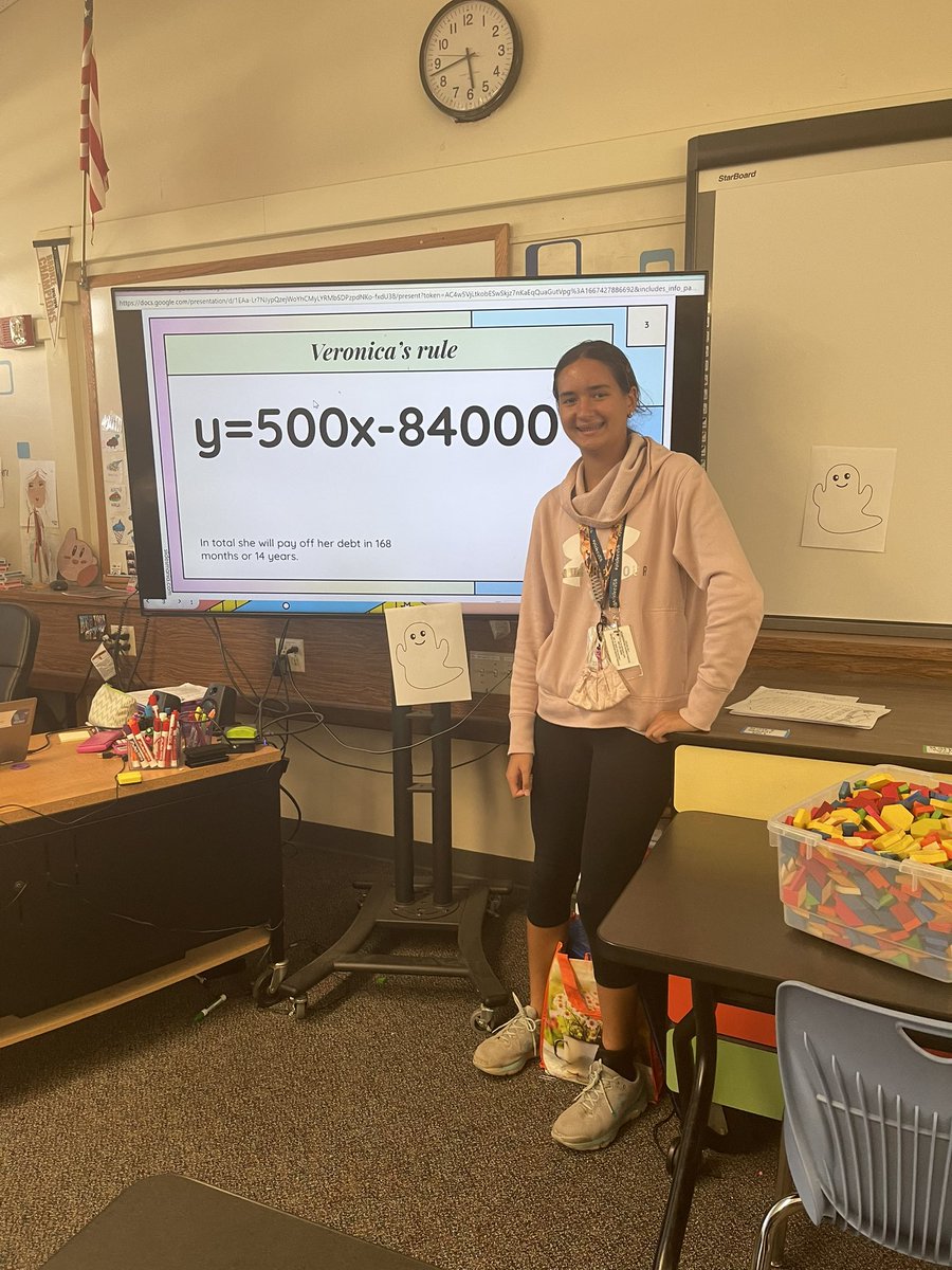 8th grade student loan presentations resume today! Showing off their awesome public speaking skills! 😄 <a href="/VIDASHARKS/">VIDA (6-8 Magnet)</a>