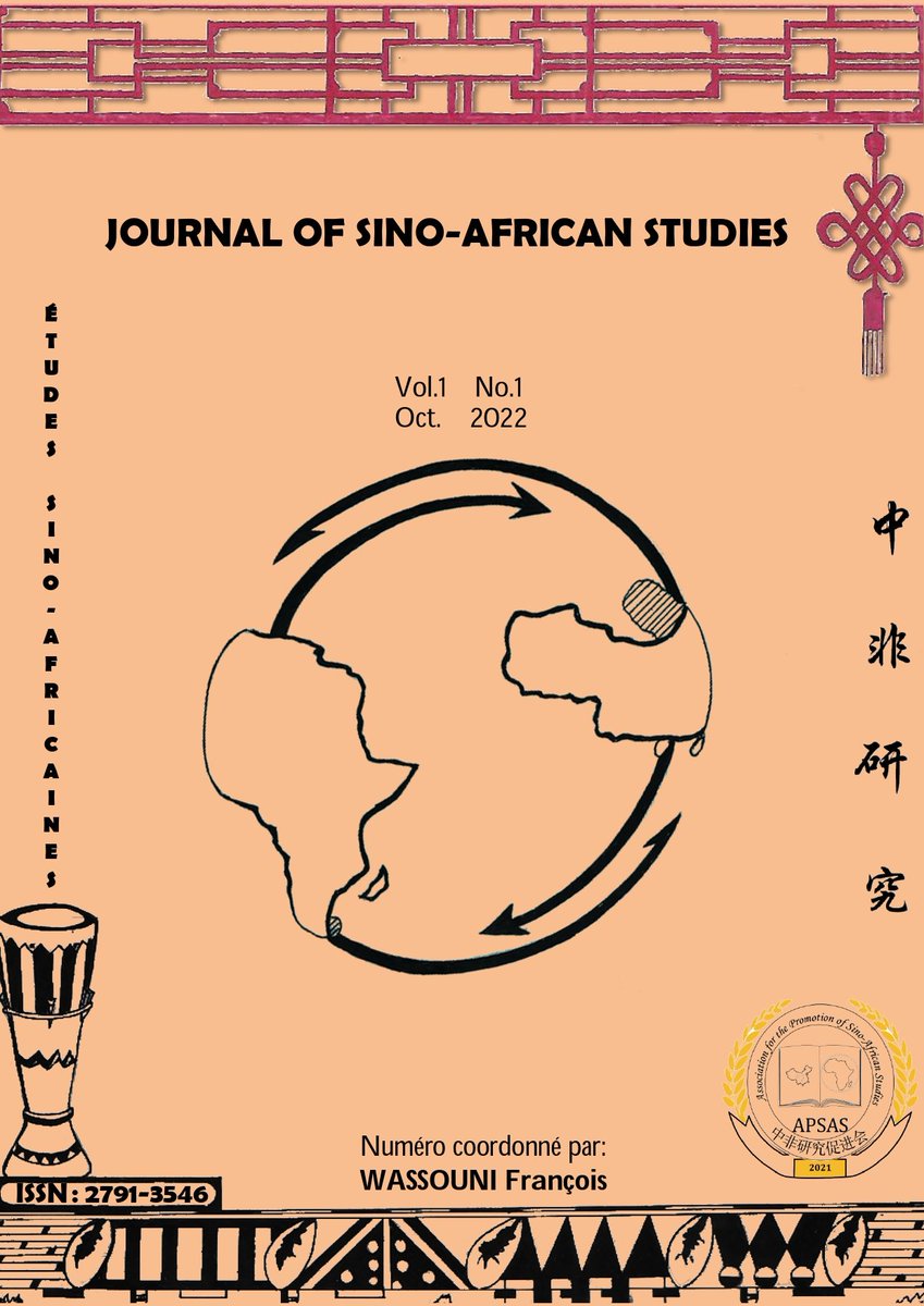 APSAS18's tweet photo. Publication du premier numéro de la Revue d'Études Sino-Africaines

https://t.co/t4SuvsPj00

Félicitations à tous les contributeurs! https://t.co/kx8jOB1XYa
