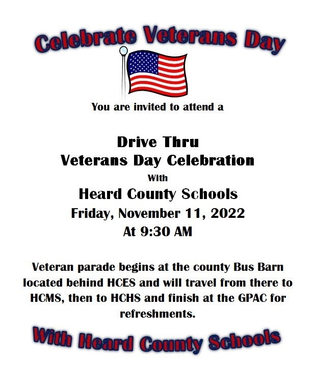 Veterans Day Parade heard.k12.ga.us/article/895746…