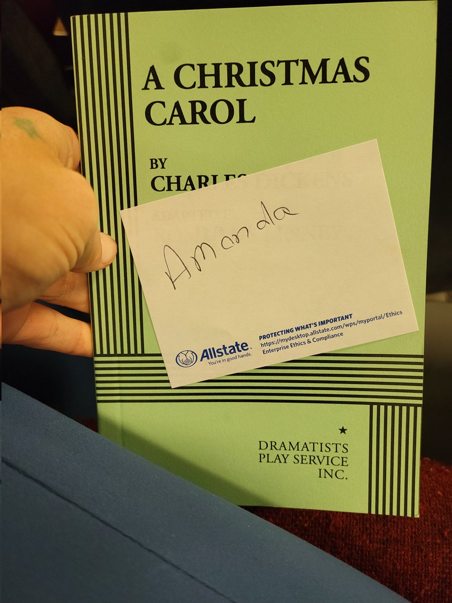 It's time to start prepping for my next adventure on stage. Nothing like A Christmas Carol to you in the spirit.