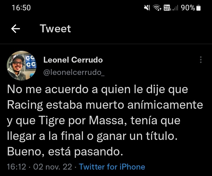PabloBellizia75's tweet photo. Hoy juega Tigre (?) https://t.co/cTWouOicgr