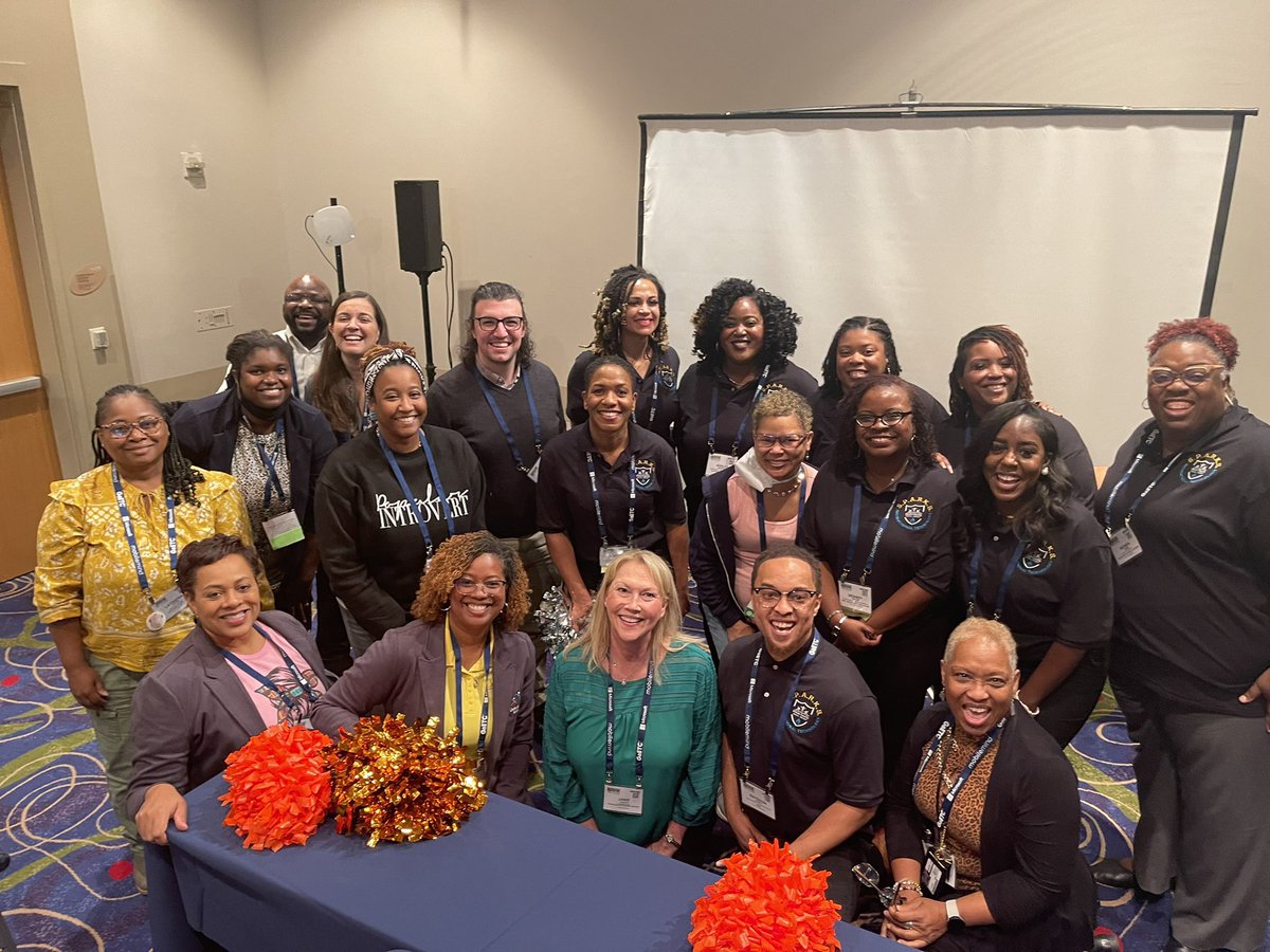 JW_InsTech's tweet photo. Today was AMAZING!!!!! I had such a great time presenting with my coworkers today at the @GaETConf highlighting our district’s Technology Cheerleaders. @DeKalbSchoolsIT @DeKalbSchools #edtech #DCSDSPARKS #IGNITEU #DigitalDreamers https://t.co/LqRbou6ieZ