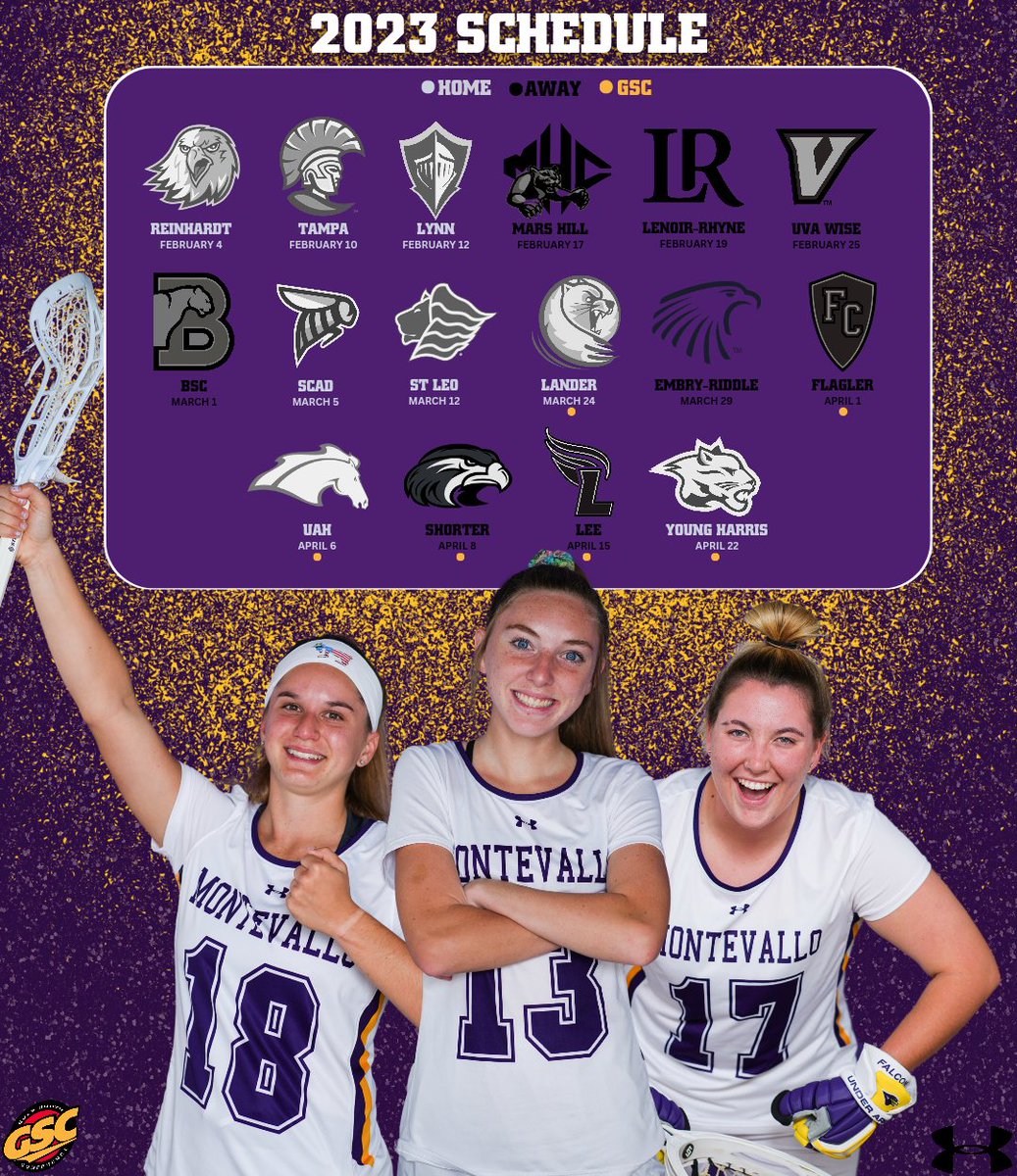 Save the dates 📅 Our 2023 schedule is finally here! 🔥

#riseabove #gofalcons