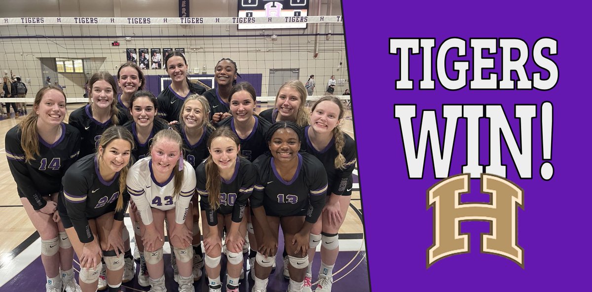 HahnvilleVB's tweet image. The Lady Tigers defeated Sulphur in the first round of the State Playoffs. Shout out to our student body and our community for the support. Next stop Dominican. Let’s GEAUX 🏐🐅