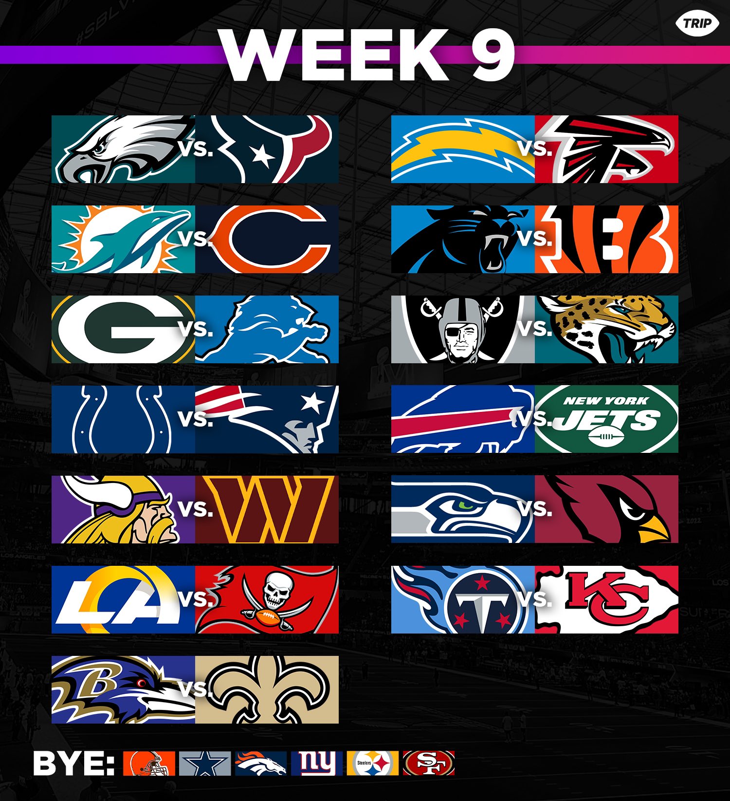 Week 9 nfl schedule deals