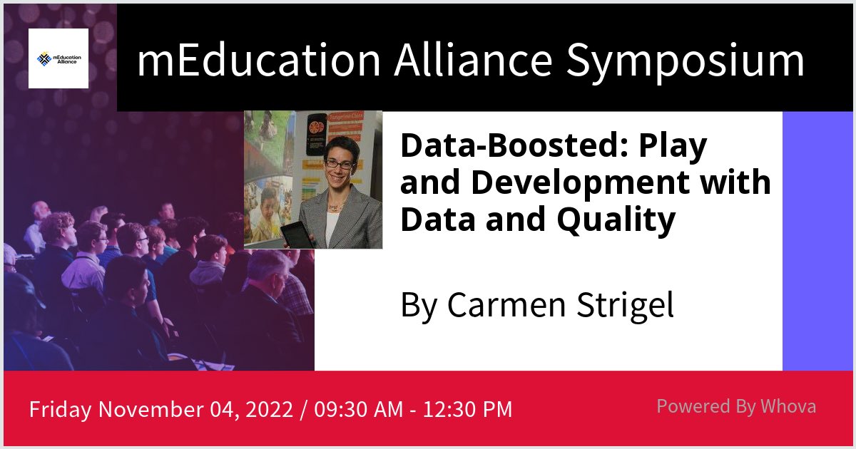 I am at the 2022
mEducation Alliance Symposium. Join the ⁦<a href="/RTI_Intl/">RTI International</a>⁩ workshop on Friday if you're attending the event! # #WondrousLearning #2022Symposium #EdTech #mEdAlliance