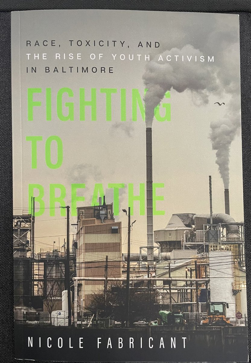 nikifab77's tweet image. Fighting to Breathe arrived today and I cannot THANK enough people @BaltimoreSouth @FreeYourVoiceSB @PNicoleking and Lawrence Brown! This was a collective labor of love for our movement, for the fight for healthier and more sustainable communities!THANKS to kate Marshall @ucpress