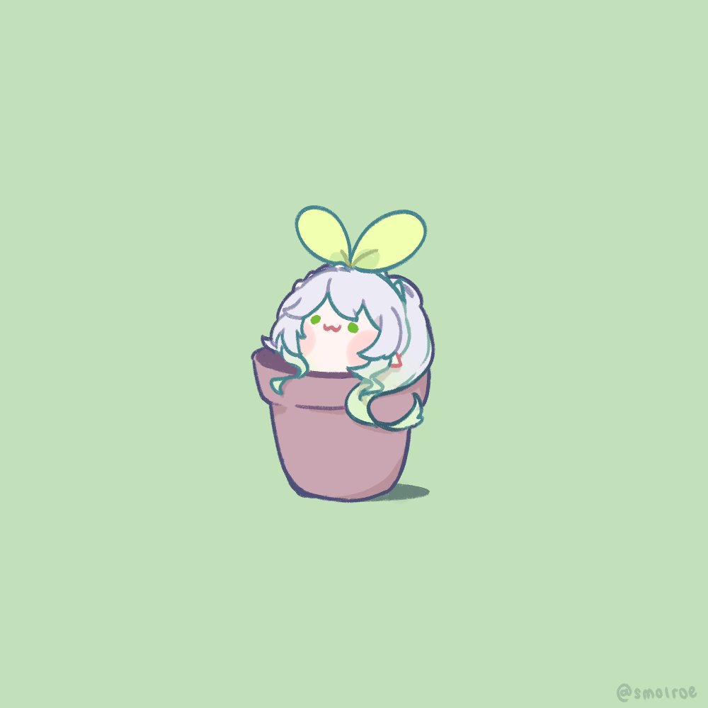 ナヒーダ(原神) 「Please take care of your new plant well!」|roe ૮ • ﻌ - აのイラスト