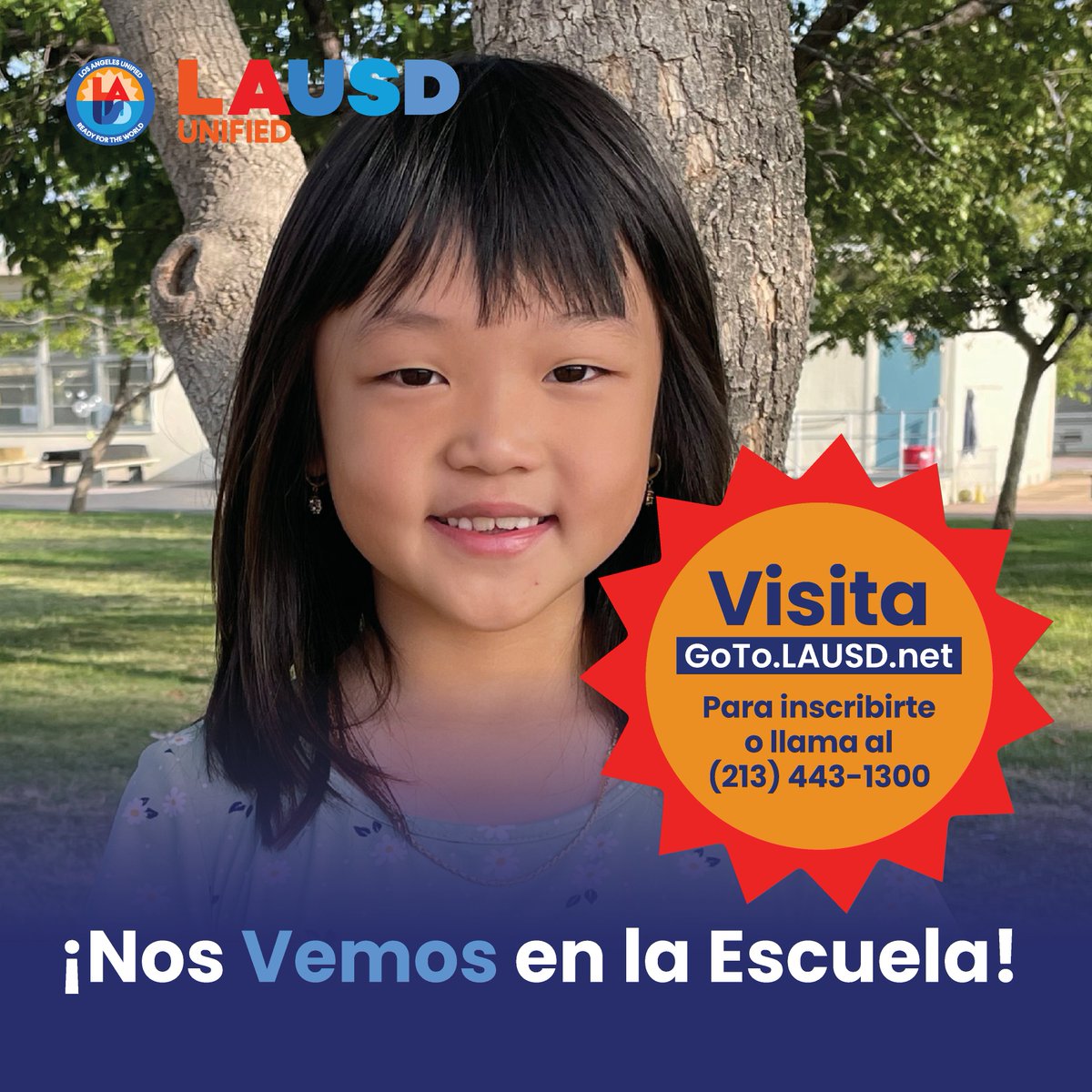 🎓Aceptamos ahora solicitudes de estudiantes para 2023-24. ¡Haga clic aquí para explorar todas las opciones que ofrece L.A. Unified! Estamos aceptando solicitudes. Es fácil solicitar. Visita goto.lausd.net