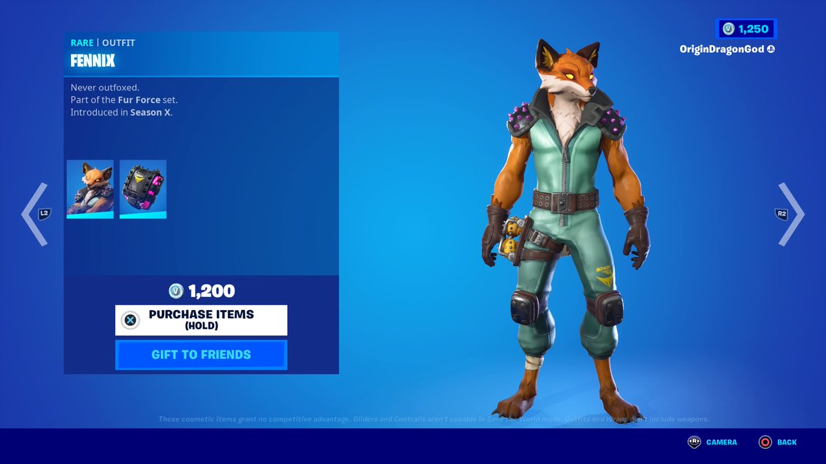 Where's the rest of the Fur Force, furries need representation! #Fortnite #Furry #FurrySkins #ItemShop #PS4share