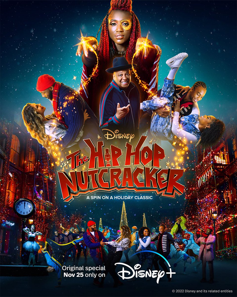 Enjoy your favorite holiday story—with a twist. ✨ #TheHipHopNutcracker, an Original special, is streaming November 25, only on #DisneyPlus. #SeasonsStreamings