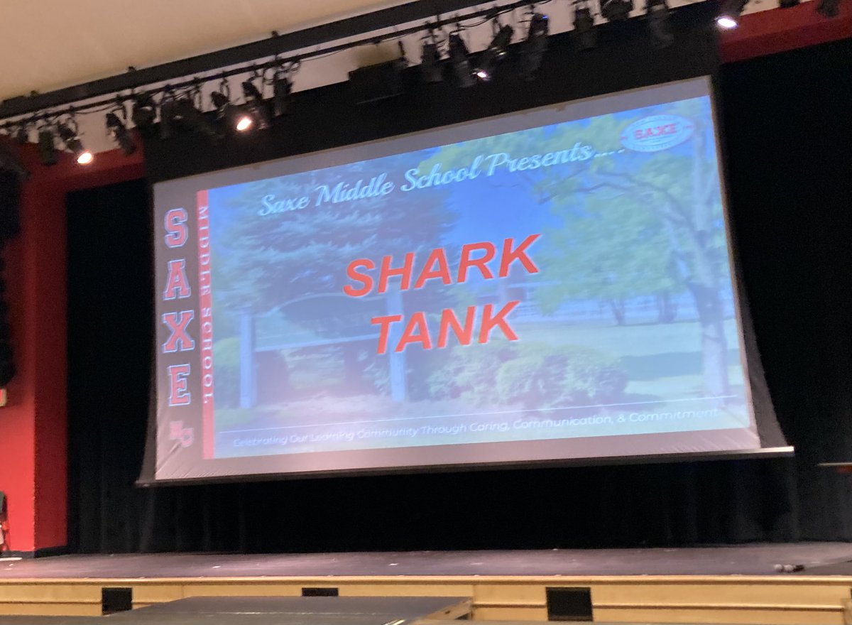 DavidGusitsch's tweet photo. #SaxeSharkTank is back! Congrats to our 2 teams of finalists, &amp; each student who participated! Great design thinking process and life skills wrapped into this experience at @SaxeMS! #SaxeInnovates #SaxeSTEM #SaxeScience 
1/2 https://t.co/CD1xjsxZcK