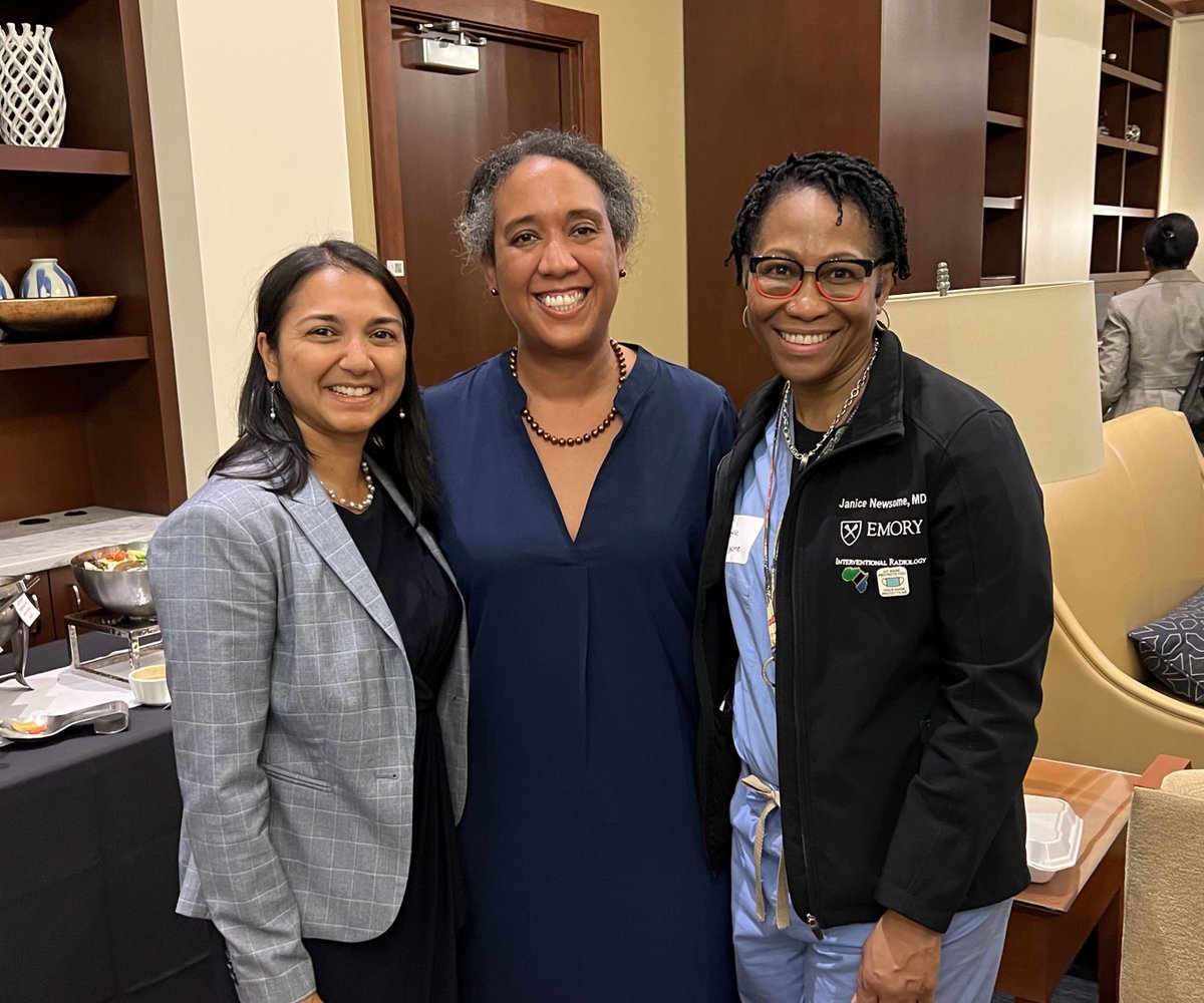 Honored to meet trailblazers I’ve admired from afar including @AndraGillespie and @angiowoman at an event for women faculty of color tonight! @EmoryUniversity @emorycollege @EmoryMedicine