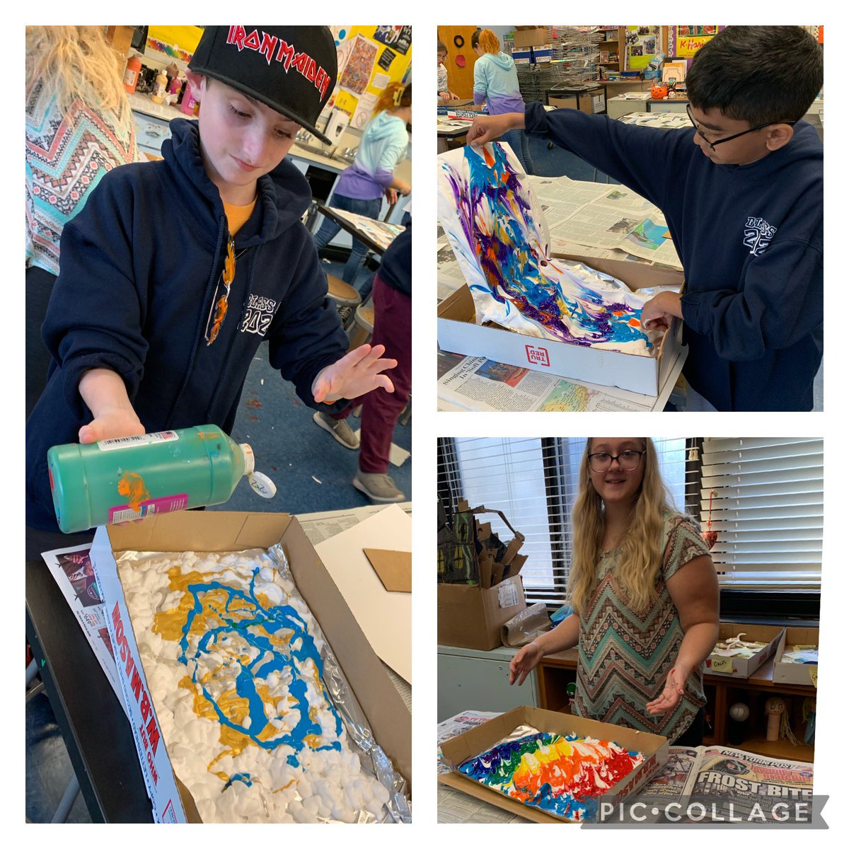 Ms.Cano (@createwithcano) on Twitter photo Sixth graders experimented with making marbled paper! What a fun process with amazing resultsβ¦ π¨ π <a href="/OceansideSch2/">Oceanside School #2</a> <a href="/mrfreygould/">Andrew Frey-Gould</a> <a href="/donnagales02/">Donna Gales</a> Sixth graders experimented with making marbled paper! What a fun process with amazing resultsβ¦ π¨ π <a href="/OceansideSch2/">Oceanside School #2</a> <a href="/mrfreygould/">Andrew Frey-Gould</a> <a href="/donnagales02/">Donna Gales</a>