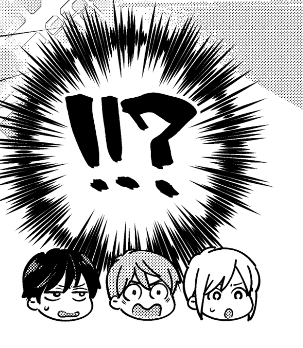 S5一話目もすでに脱稿したので更新おたのしみに～個人的に三者三様という感じが出てて好きなカット✍☺ 