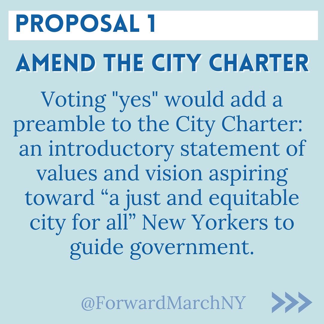 ForwardMarchNY's tweet photo. There are 4 ballot initiatives to vote on this November. Learn more about them, and make sure to research before you #vote! #Election2022 https://t.co/GExh3loBuZ