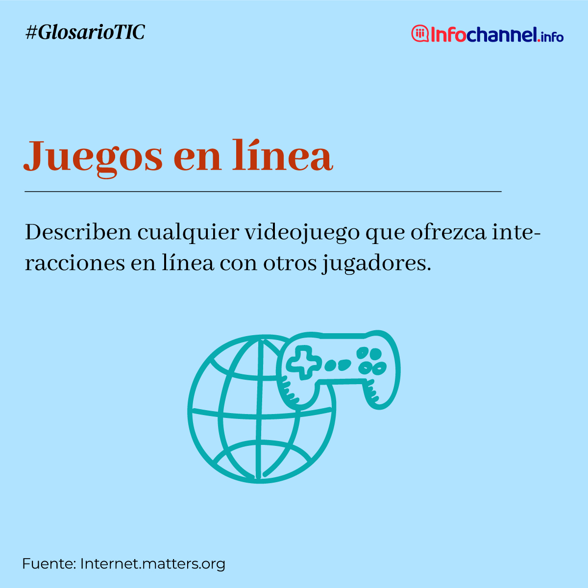 InfochannelMX's tweet photo. #GlosarioTIC |  El #Gaming es una industria en constante evolución y crecimiento. Por ello, te compartimos algunos terminos que te ayudarán a montarte a la ola del #MundoGamer 🎮🤓📝

Aquí te dejamos los primeros: #Gamer #eSport #JuegoEnLínea #ProveedorDeNube

- https://t.co/V7mHbKzc1J