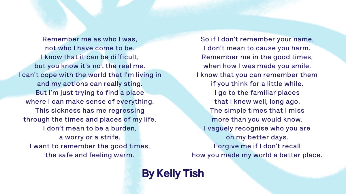 Please re-Tweet this breathtaking #poetry about gratitude and forgiveness amid the ravages of #dementia. #Alzheimers