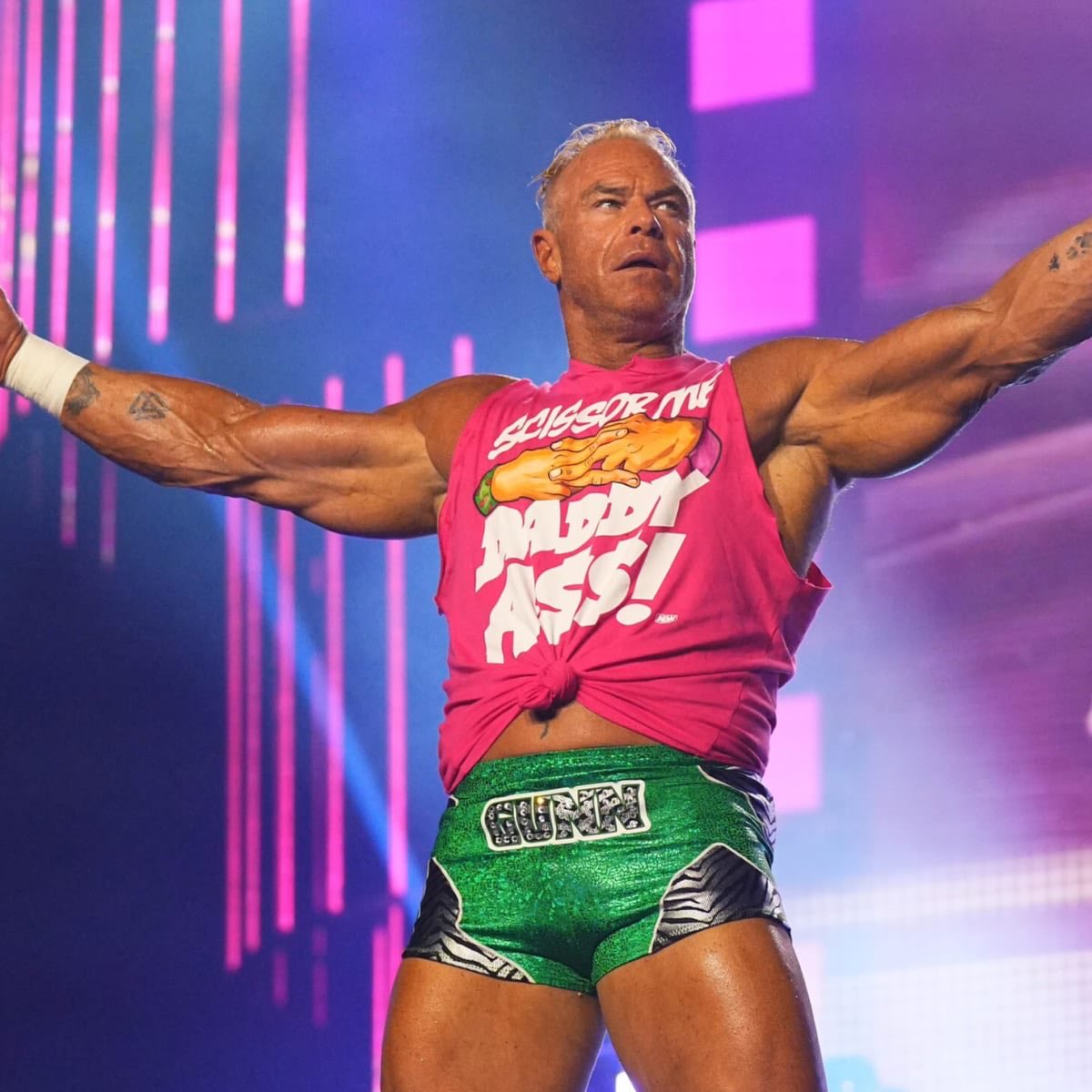 Happy birthday Daddy Billy Gunn scissor me 