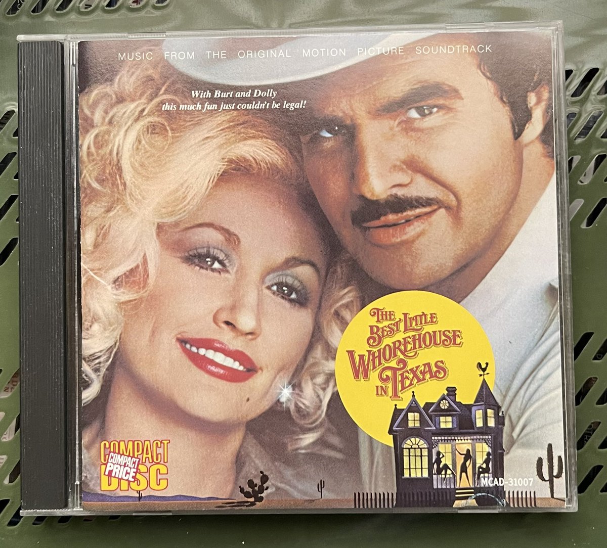 「テキサス1の赤いバラ」のサントラCD（1982年）

#TheBestLittleWhorehouseInTexas
#soundtrack
＃サウンドトラック
#サントラ 
＃パート・レイノルズ