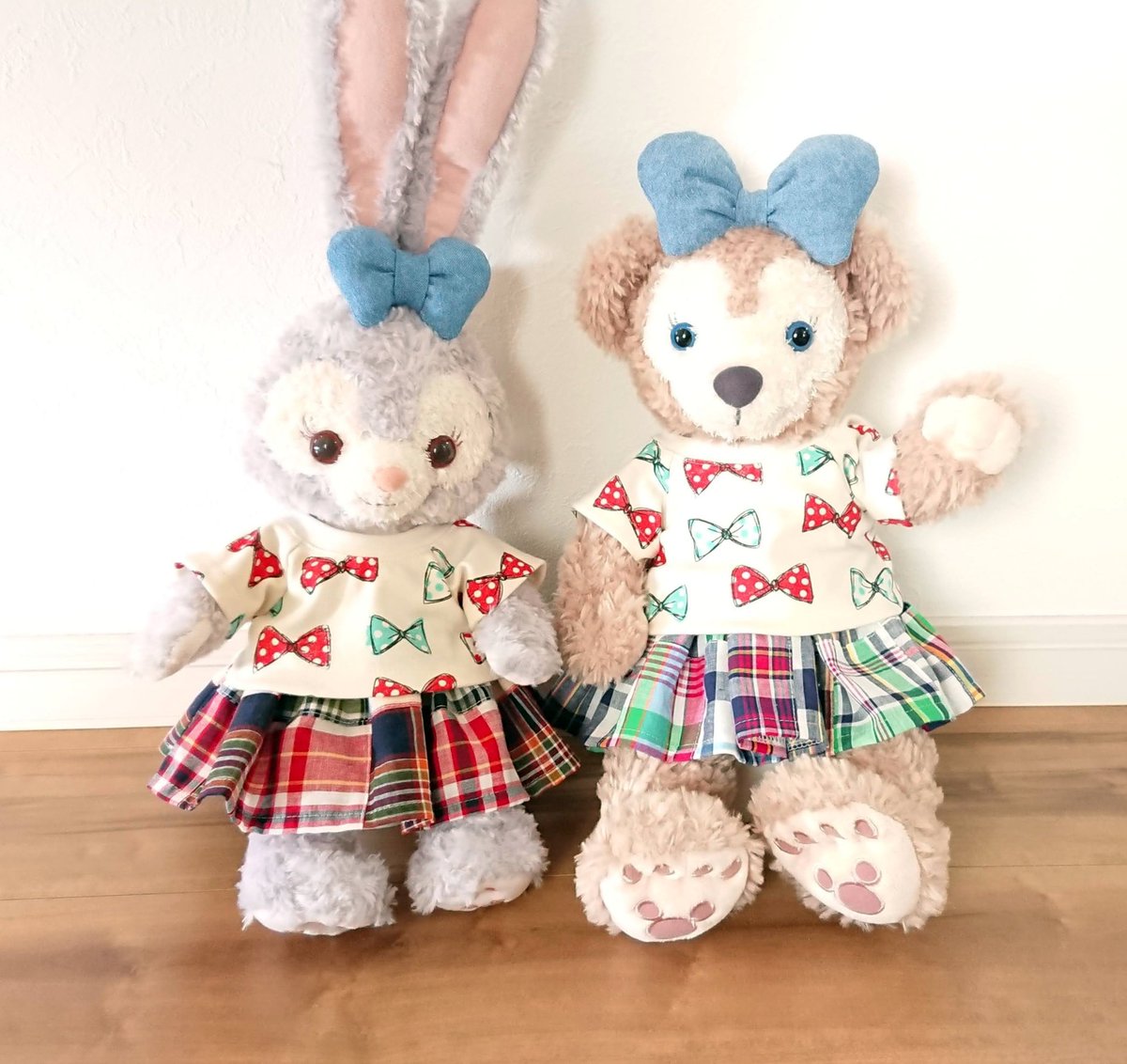 【新品.お顔厳選】♡ディズニー♡ダッフィー &メイちゃんヌイバ　ダッフルコート♡ ダッフィー*シェリーメイコスチューム・Mサイズduffy☆ハート